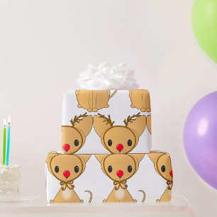 Rudolf Chihuahua Wrapping Paper