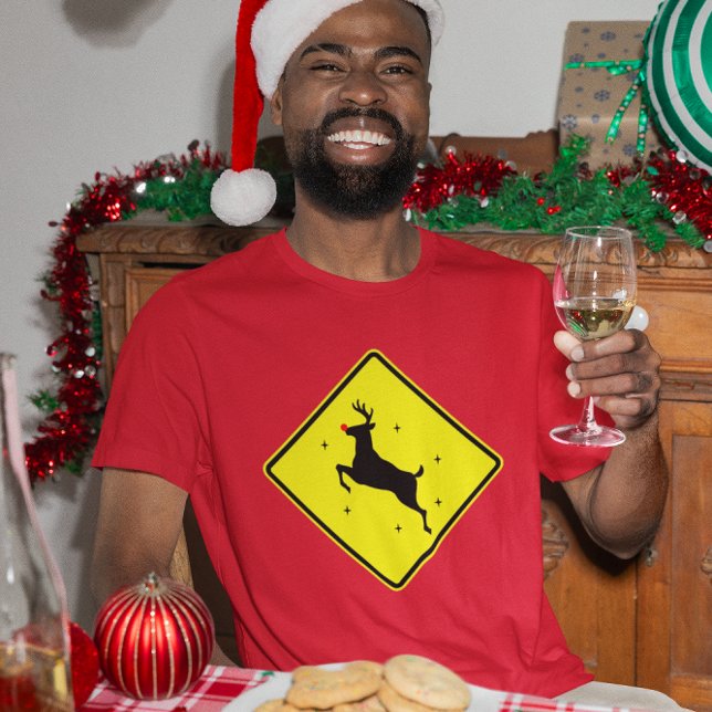 Rudolf Crossing Mens & Womens Tee (Creator Uploaded)