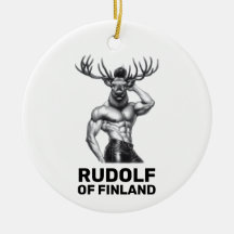 Rudolf of Finland - Gay / LGBT Christmas Ornament