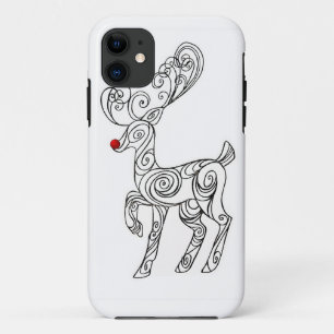 Rudolf Red Nose Reindeer Phone Case