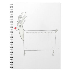 Rudolf the Red Nosed Radiator Notebook