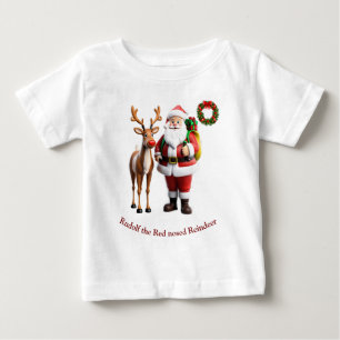 Rudolf the red nosed reindeer baby T-Shirt