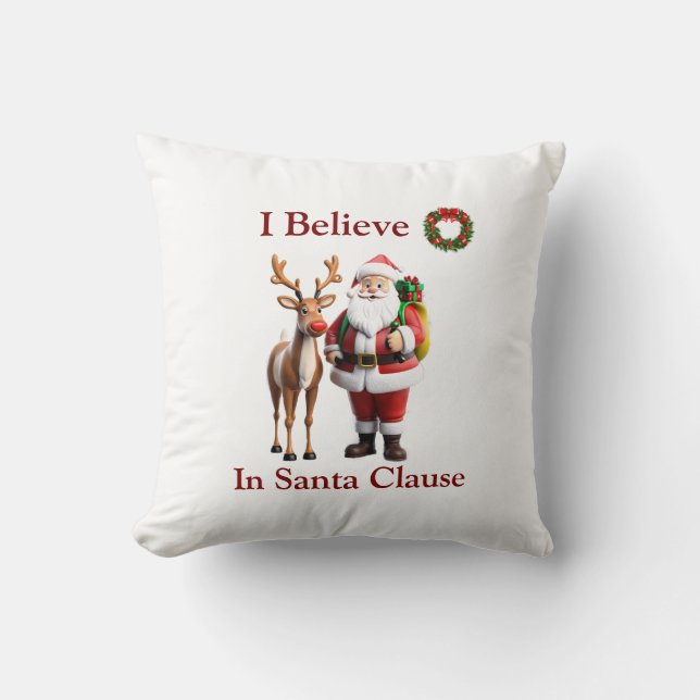 Rudolf the red nosed reindeer cushion (Front)
