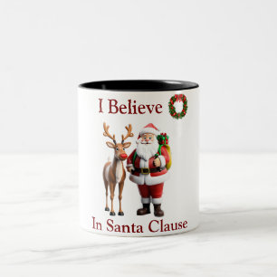 Rudolf the red nosed reindeer Two-Tone coffee mug