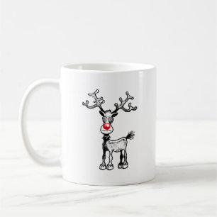 Rudolf the Reindeer has Crazy Eyes Coffee Mug
