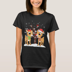 Rudolph and Clarice Christmas Reindeer T-Shirt
