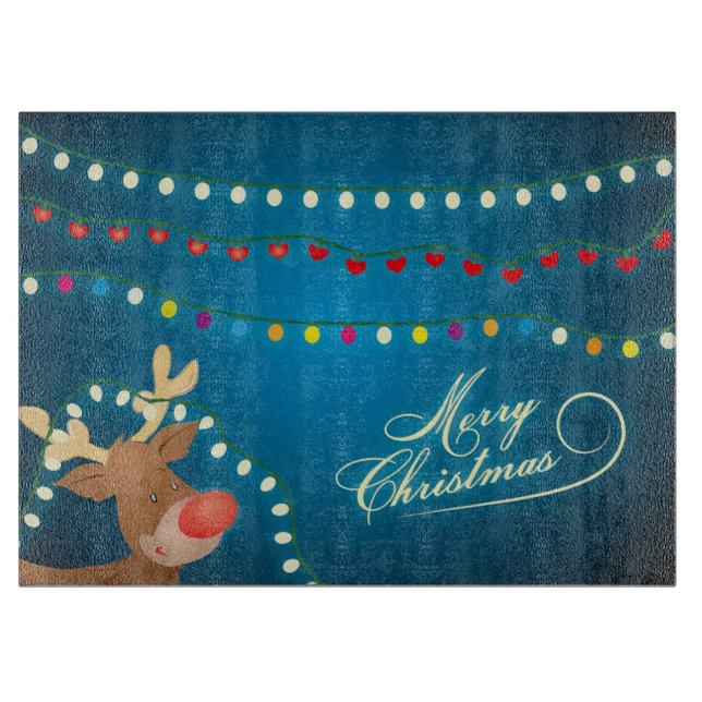 Rudolph Cutting Board (Front)