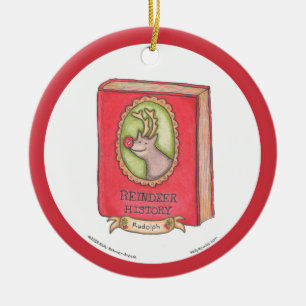 Rudolph (History Book) Ornament