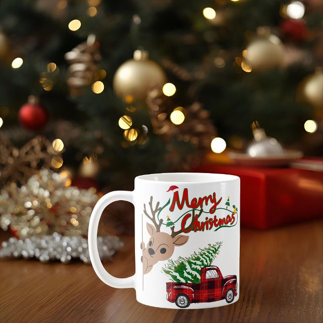 Rudolph Merry Christmas - Personalized Mug (Creator Uploaded)