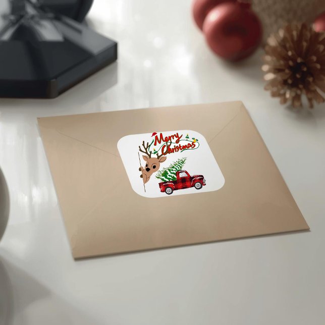 Rudolph Merry Christmas - Sticker (Creator Uploaded)