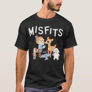 Rudolph Misfitoys Illustration Vintage Christmas C T-Shirt