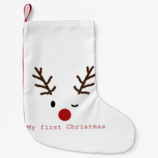 Rudolph My First Christmas Small Christmas Stocking