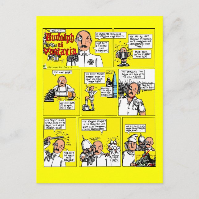 Rudolph of Vostavia - Postcard (Front)