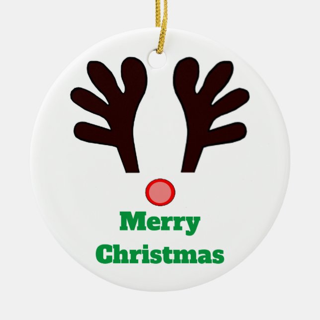 Rudolph Ornament (Front)