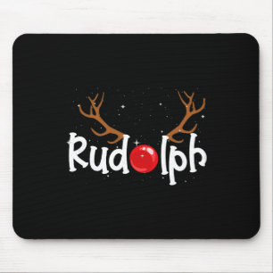 Rudolph Red Nose Reindeer Christmas Fun 1 Mouse Pad