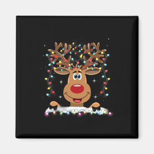 Rudolph Red Nose Reindeer Santa Christmas 1 Magnet