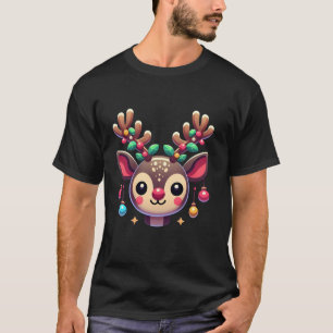 RUDOLPH Red Nose Reindeer Santa Christmas T-Shirt