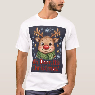 Rudolph Reindeer — Christmas T-Shirt