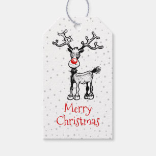Rudolph Reindeer Gift Tag