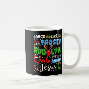 Rudolph Santa Jesus Love Like Christmas Xmas Men W Coffee Mug