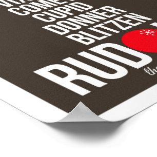 Rudolph Simple Print