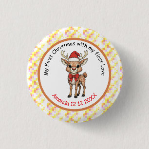 Rudolph the Red Nose 3 Cm Round Badge