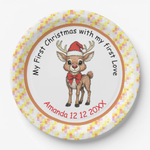 Rudolph the Red Nose Paper Plate