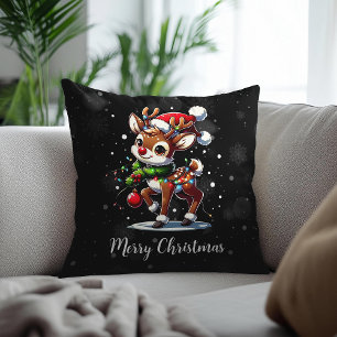 Rudolph The Red Nose Reindeer Christmas Cushion