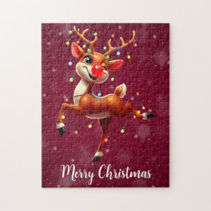 Rudolph The Red Nose Reindeer Christmas Jigsaw Puzzle