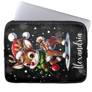 Rudolph The Red Nose Reindeer Christmas Laptop Sleeve