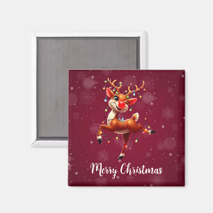 Rudolph The Red Nose Reindeer Christmas Magnet