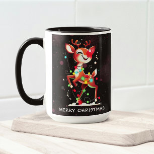Rudolph The Red Nose Reindeer Christmas Mug