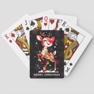 Rudolph The Red Nose Reindeer Christmas Playing Cards