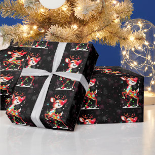 Rudolph The Red Nose Reindeer Christmas Wrapping Paper