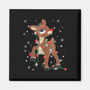 Rudolph The Red Nose Reindeer For Kids And Christm Magnet