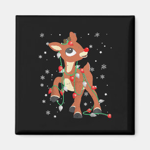 Rudolph The Red Nose Reindeer For Kids And Christm Magnet