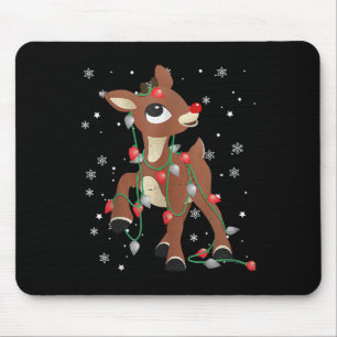 Rudolph The Red Nose Reindeer For Kids And Christm Mouse Pad