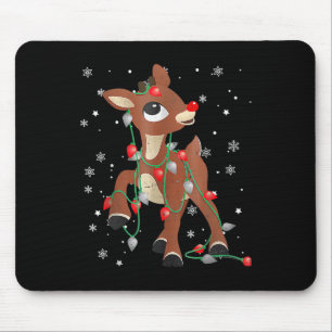Rudolph The Red Nose Reindeer For Kids And Christm Mouse Pad