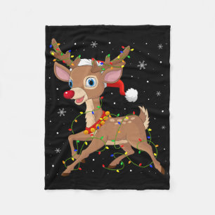 Rudolph The Red Nose Reindeer For Men Women Kids C Fleece Blanket