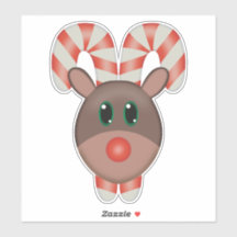Rudolph the Red-Nosed Reindeer Candy Cane