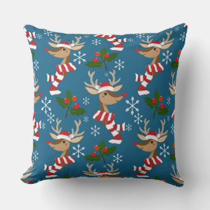 Rudolph Throw Pillow