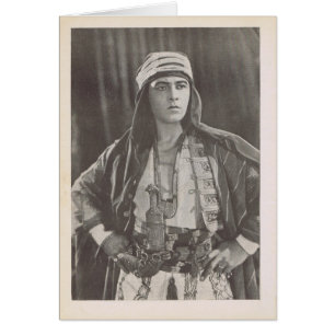 Rudolph Valentino vintage production photo