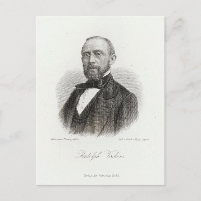 Rudolph Virchow Postcard (Front)