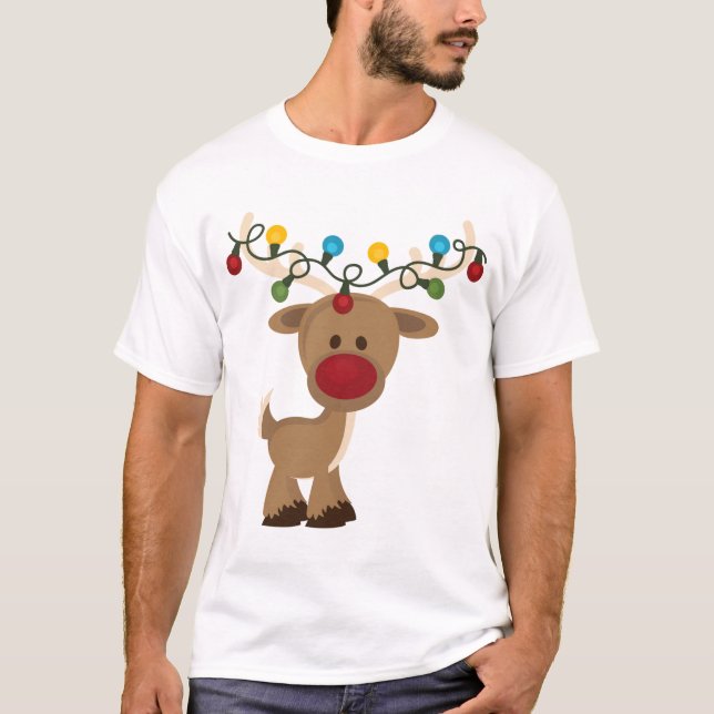 Rudolph_with_Christmas_Lights shirt (Front)