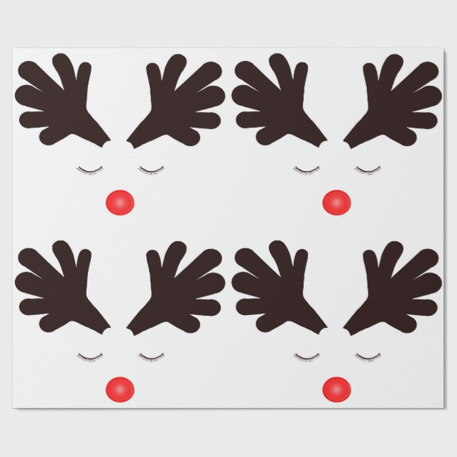Rudolph Wrapping Paper (Flat)