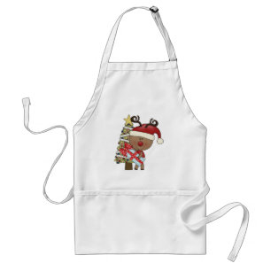 Rudy Reindeer Holiday Tree Standard Apron