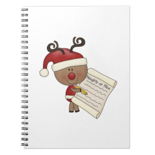 Rudy Reindeer Naughty or Nic Notebook