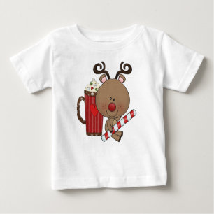 Rudy Reindeer With Cocoa Baby T-Shirt