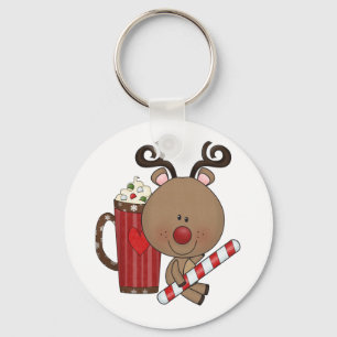 Rudy Reindeer With Cocoa Key Ring