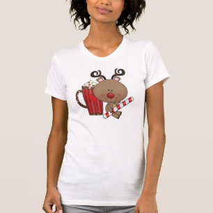 Rudy Reindeer With Cocoa T-Shirt